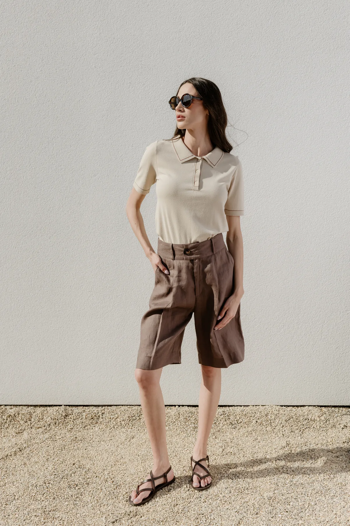 Pletena polo majica 