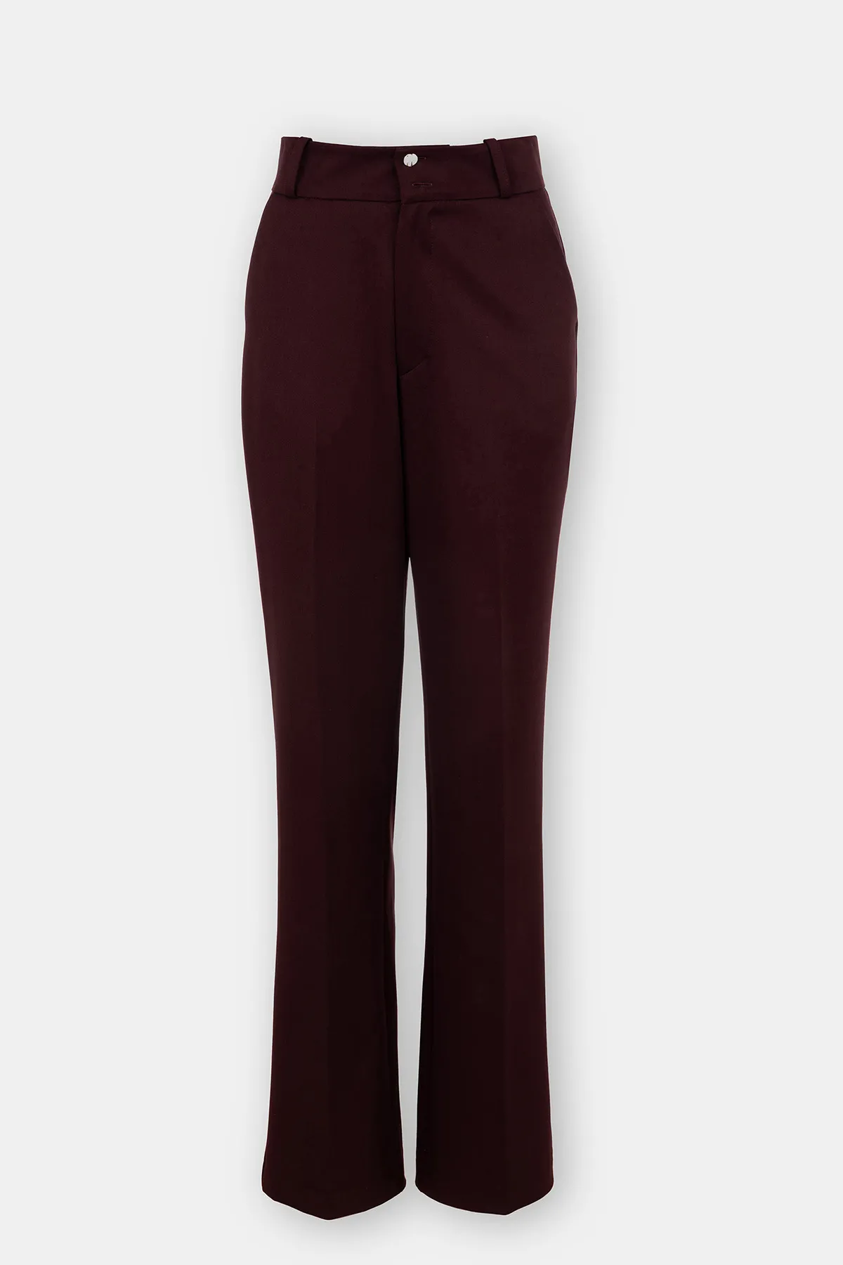 Ženske pantalone visokog struka ravnog kroja