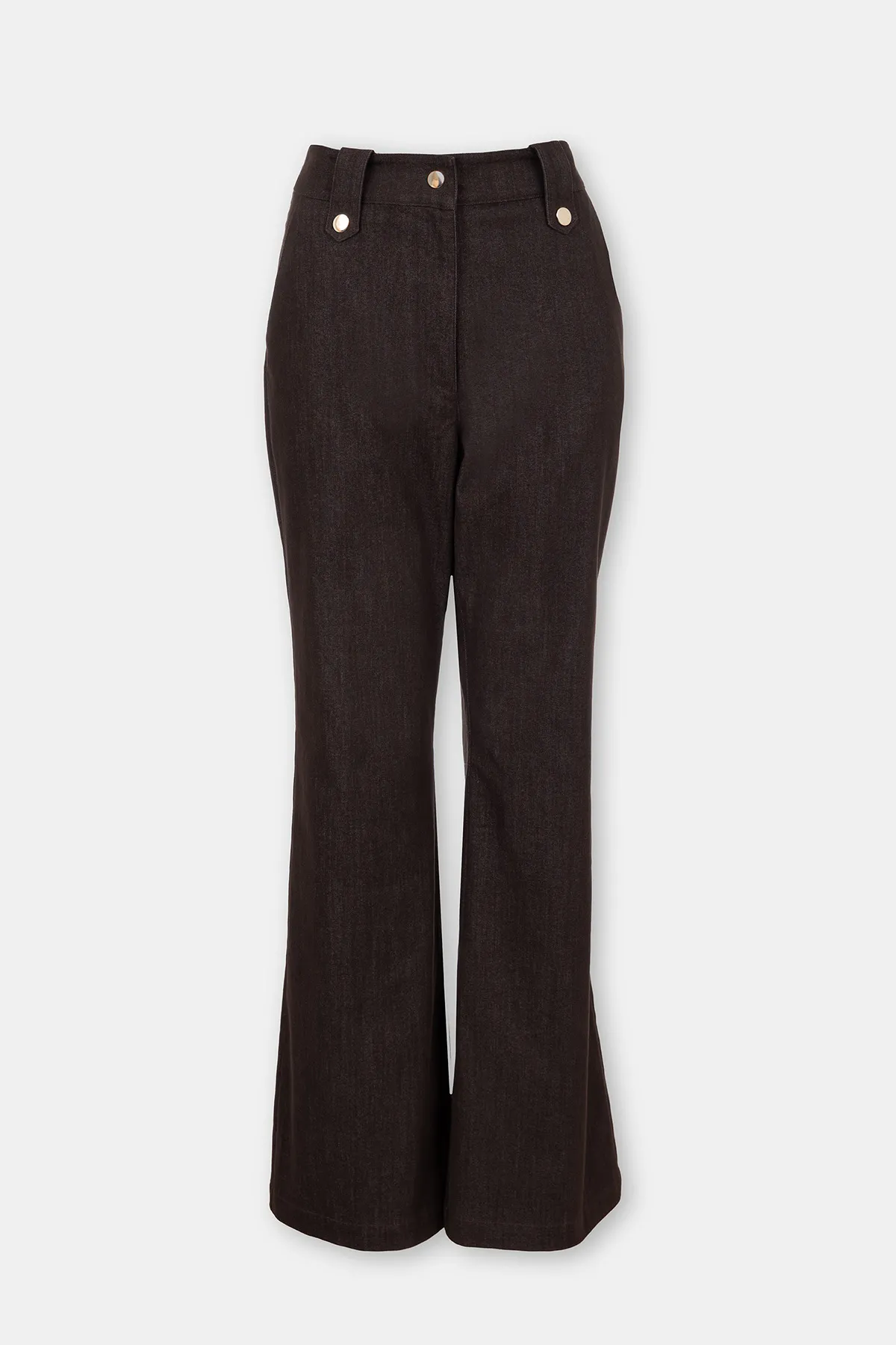 Pantalone visokog struka sa ukrasnim detaljima