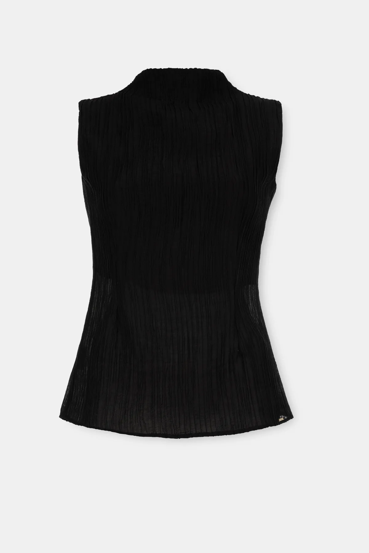 Bluza bez rukava sa reljefnom teksturom 