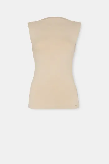 Majica bez rukava od viskoze 