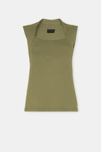 Elegantna majica bez rukava 