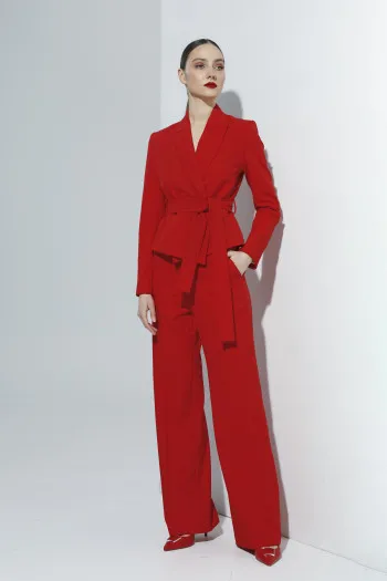 Pantalone visokog struka sa širokim nogavicama 