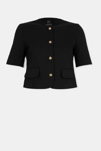 Elegantni sako kratkih rukava 