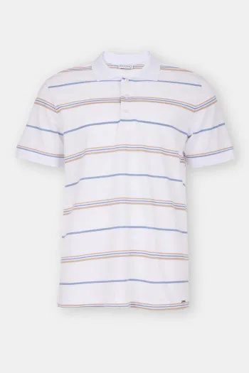 Polo majica sa horizontalnim prugama 