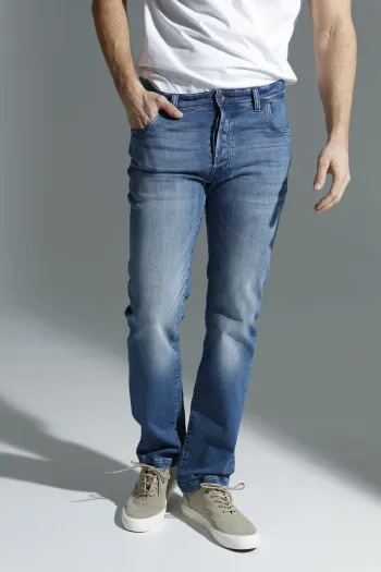 Comfort slim muške farmerke – plavi teksas 