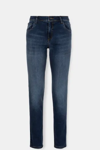 Tamno plave slim fit farmerke 